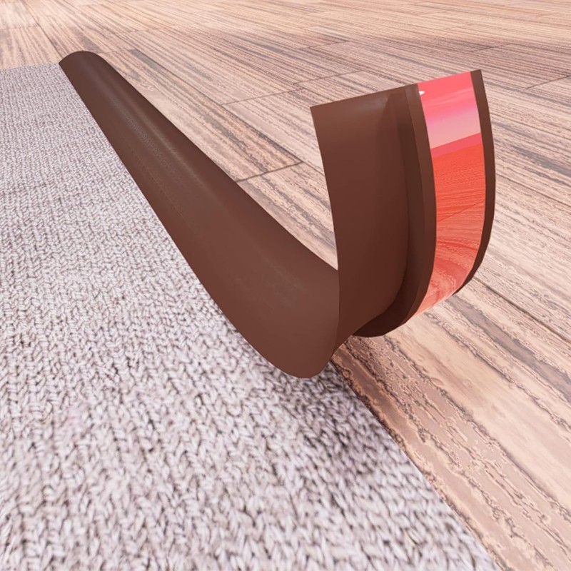 High-Quality 3.28FT PVC Transition Strip - Odorless and Waterproof for Home Use gallery