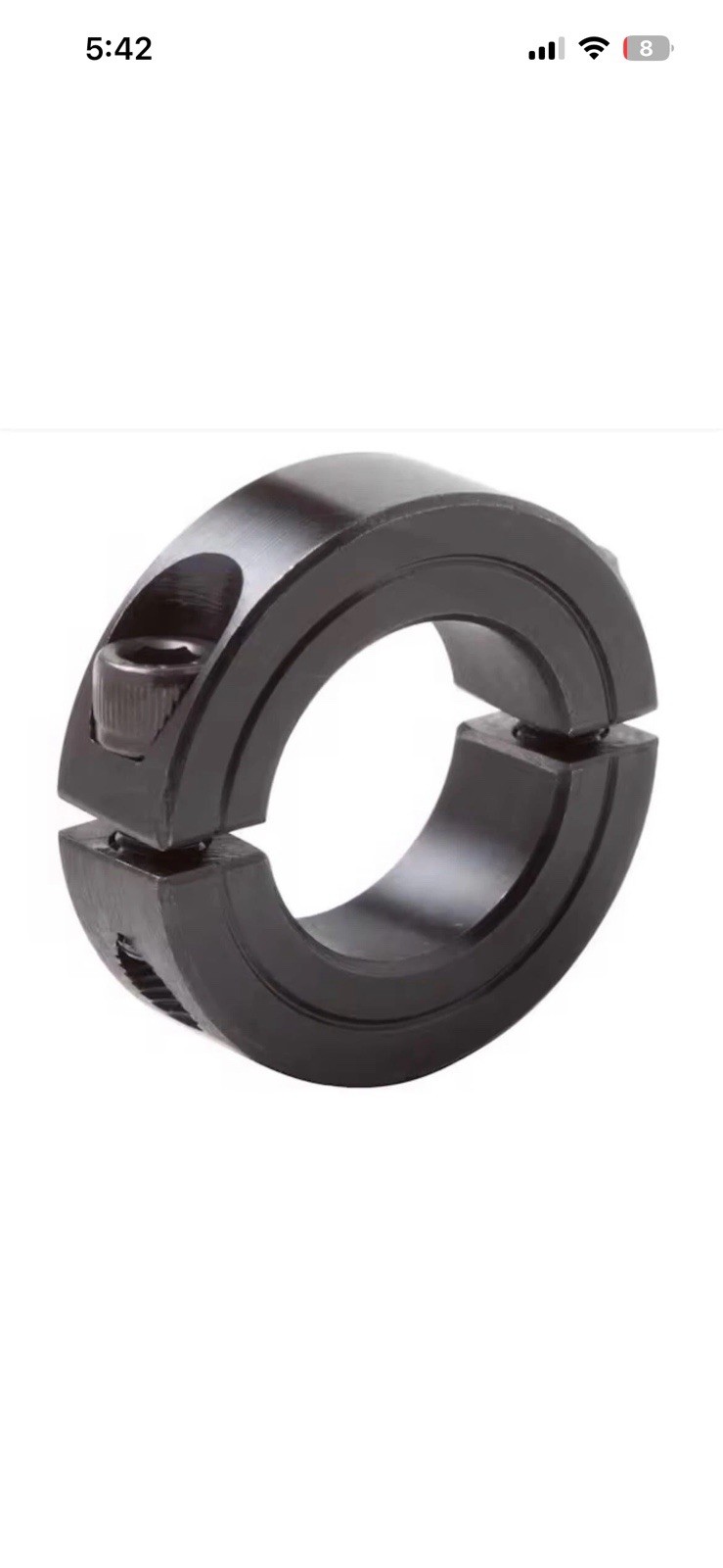 Split Axle Lock Collar 3/4 Inch Bore Steel. 2 Pack.For Go Kart & Mini Bike. gallery