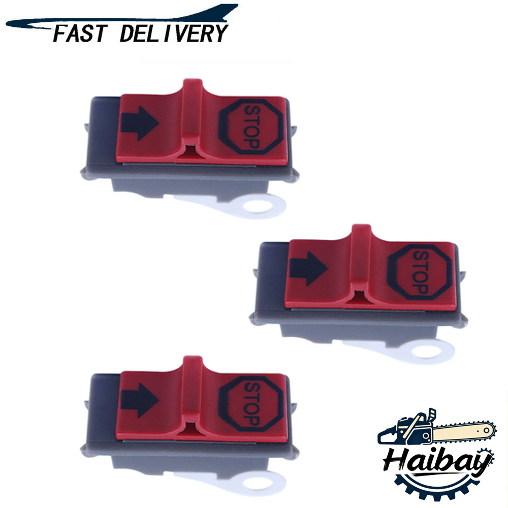 3 PCs On Off Kill Stop Switch Fit Husqvarna 36 41 50 51 55 136 137 141 142 gallery