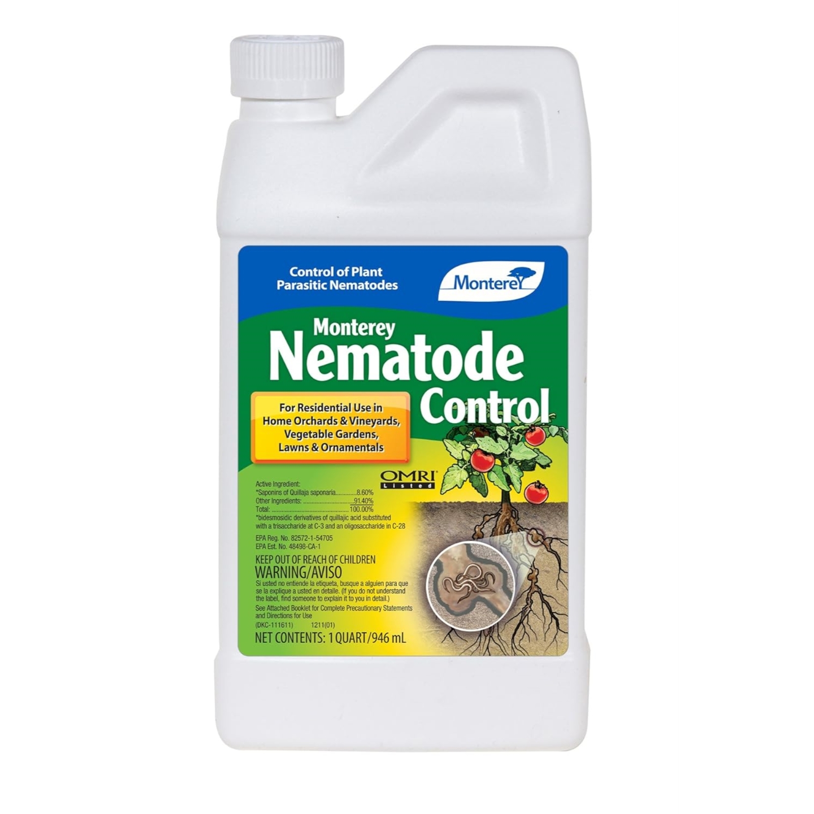 Monterey Nematode Control Liquid Concentrate, 1 qt gallery