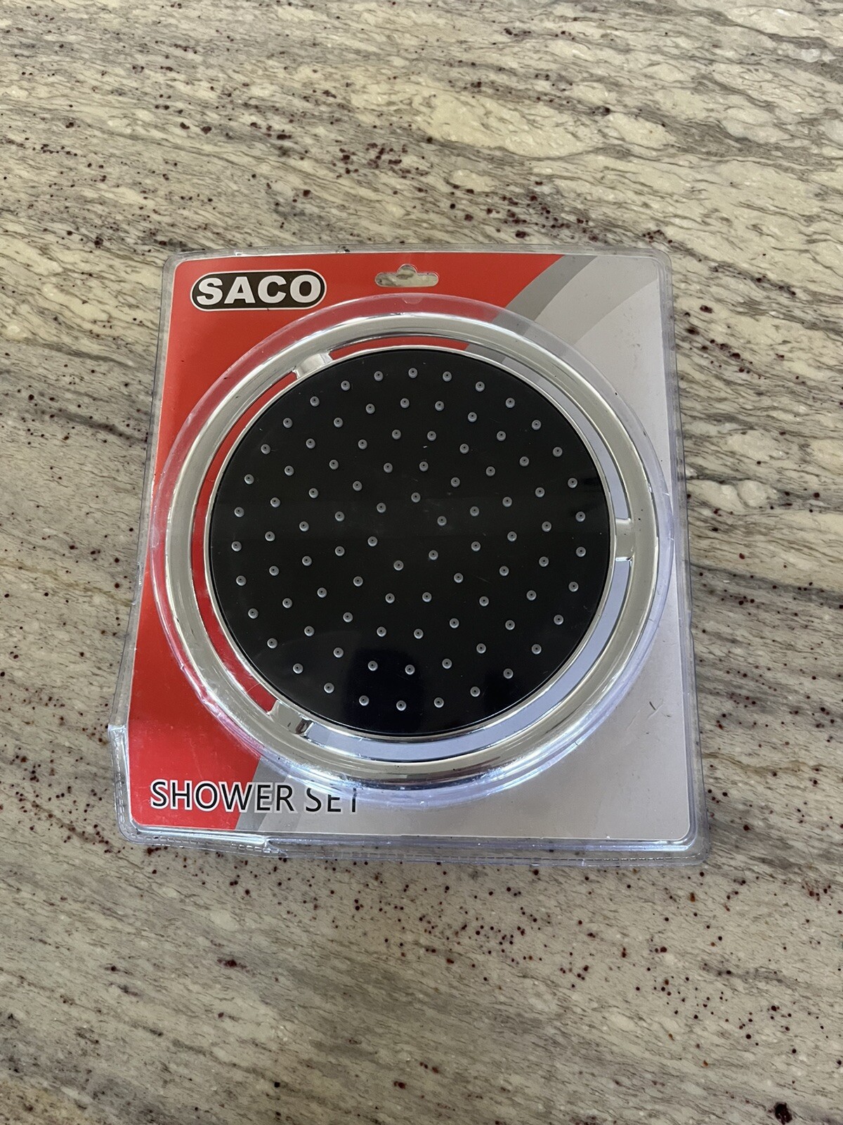 shower set SACO Round, Easy To Install, Silver gallery