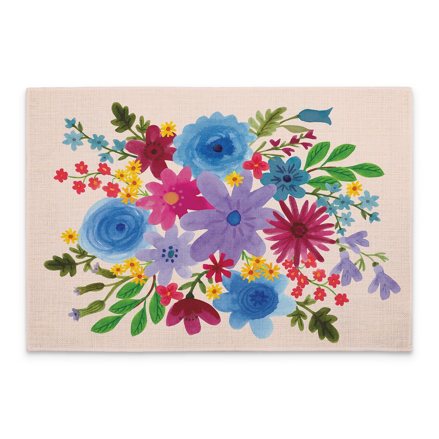 Colorblock 4-Pack Poly-Cotton Blend Placemats Manufactured in The USA gallery