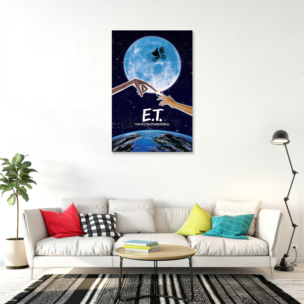 E.T. - Extra Terrestrial - Movie Poster (Regular - Moon & Bike) (Size: 24 x 36") gallery