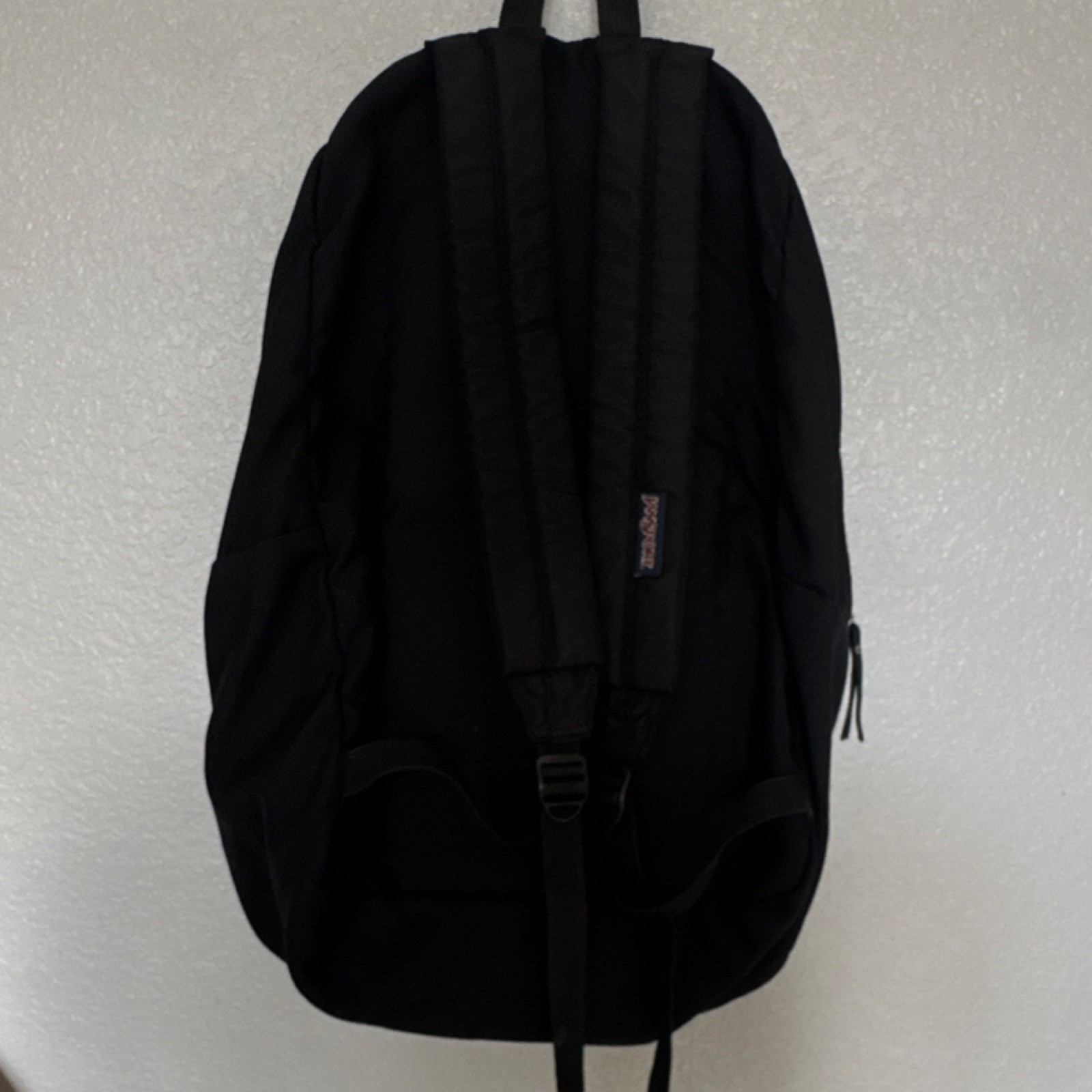 JanSport SuperBreak 25L Backpack Black Zip, Adjustable Straps, 2 Pockets 2