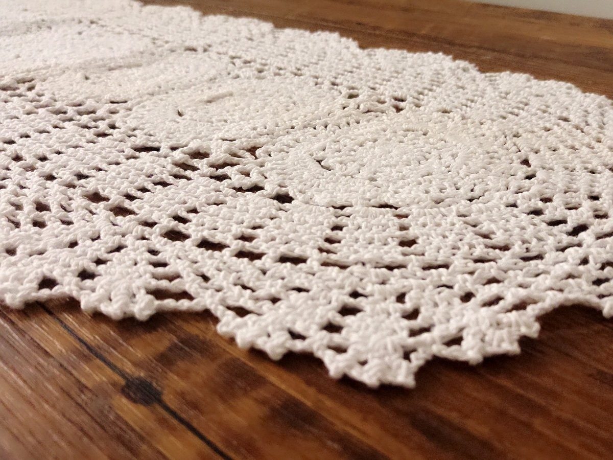 Cotton Handmade Crochet lace Table Runners Oval Tablecloth Doilies Doily Tabl... gallery