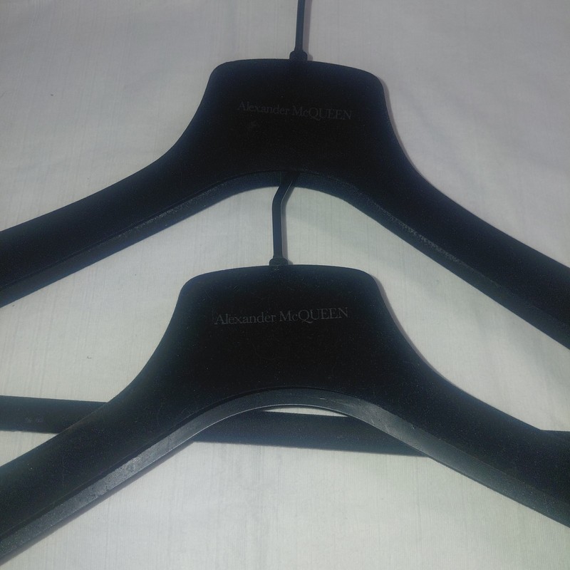 Alexander McQUEEN Black Solid Suit Hanger 15x12in Less Than 6in Wide gallery