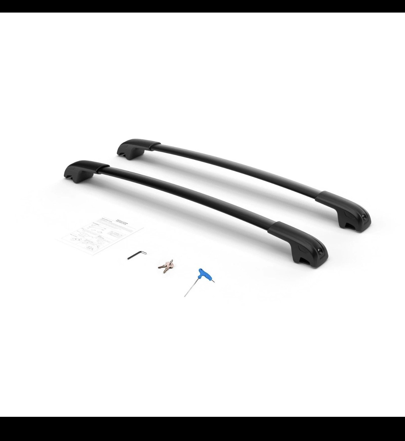 330lb Heavy Duty Lockable Roof Rack Cross Bars Compatible with Subaru Crosstr... gallery