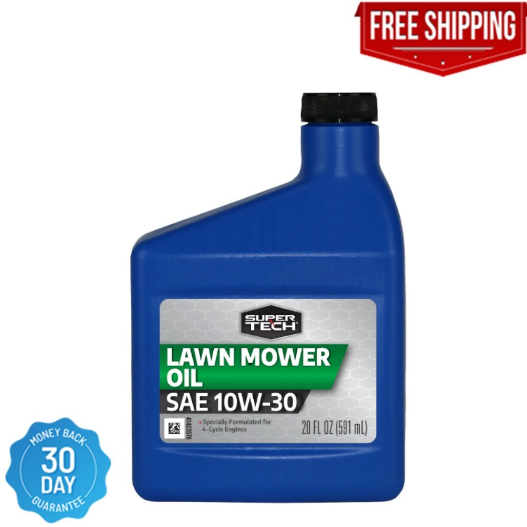 Super Tech Conventional SAE 10W-30 Lawn Mower Oil, 20 oz... gallery