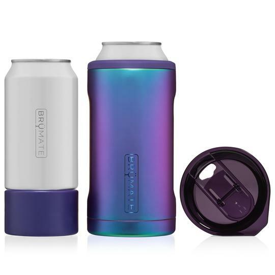 NEW Brumate Hopsulator Trio 3 in 1 DARK AURA Can insulator 16 or 12 oz gallery