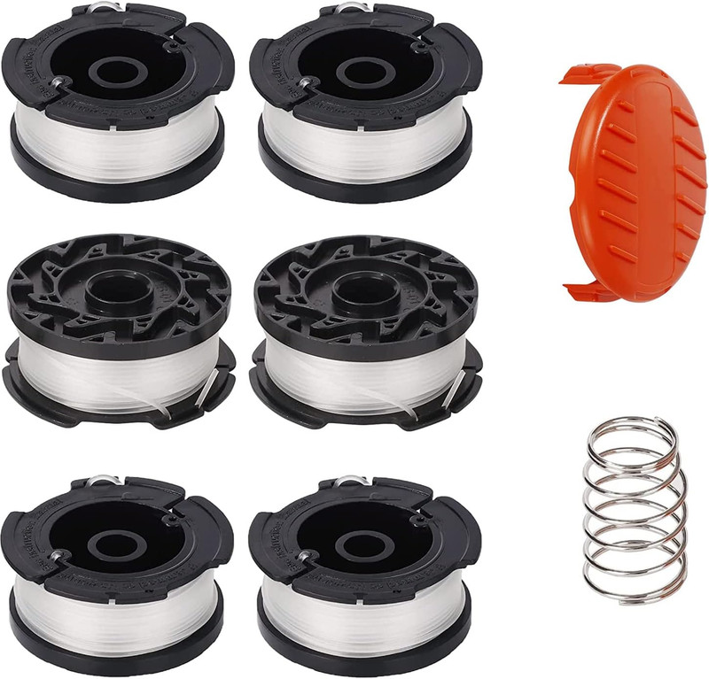 Trimmer Line Spool for Black and Decker AF-100 6 Spools 1 Cap gallery