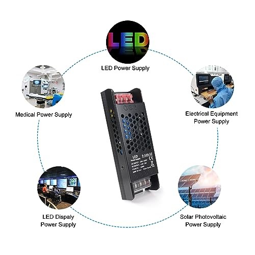 12V 10A Universal Regulated Switching Power Supply, 100-250V AC to 120W 12 Volt gallery
