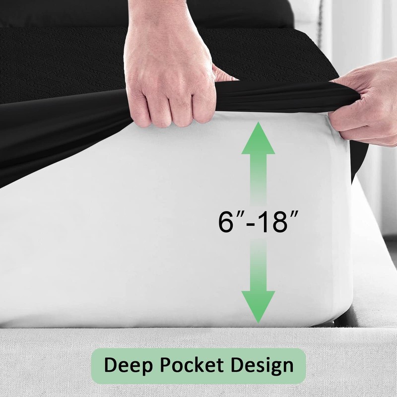 Waterproof Mattress Protector Quilted Fitted Waterproof Mattress Cover gallery