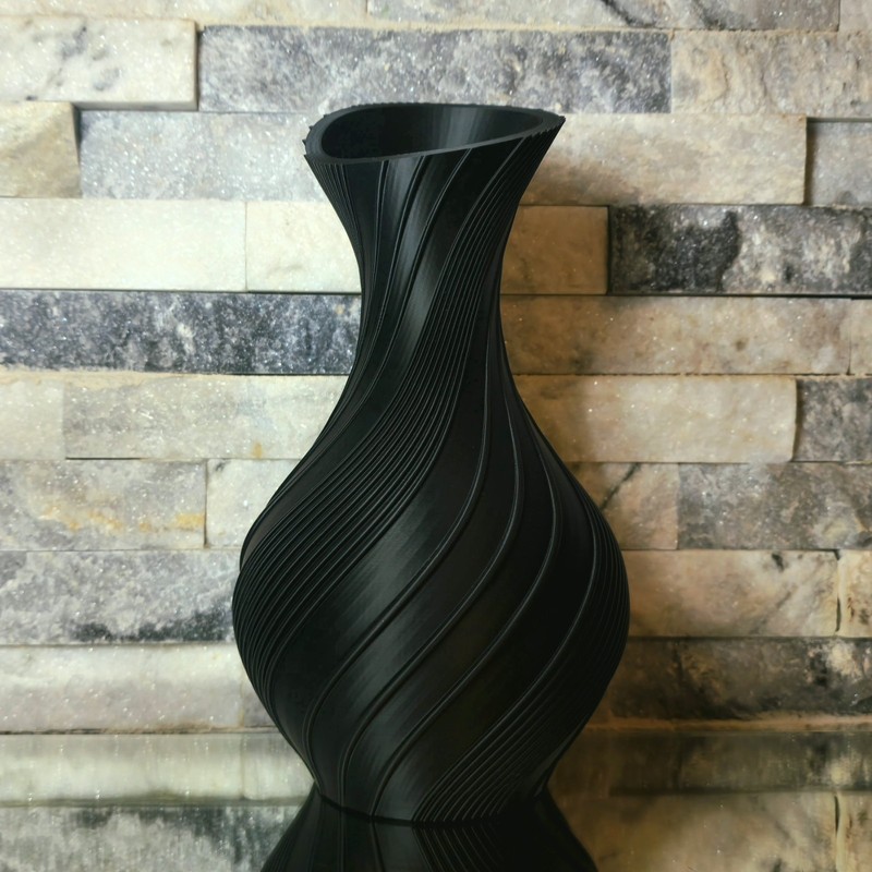 Modern Spiral Vase | 3D Printed gallery
