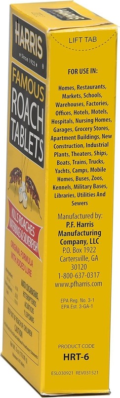 Harris Roach Tablets, Boric Acid Roach and Insects Killer with Lure, Alternative gallery