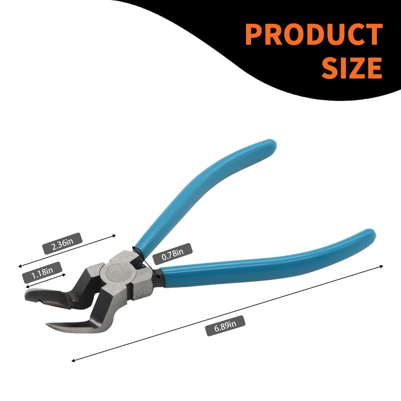 Mutipurpose Diagonal Cutting Pliers Wire Flush Cutters Stripper Car Trim Panel C gallery