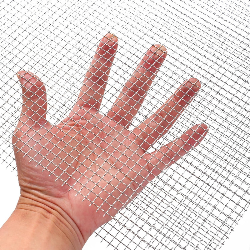 2Pack Stainless Steel Mesh, 5 Mesh Wire Mesh Screen, 12 X 24 Inches (310 Mm X 62 gallery