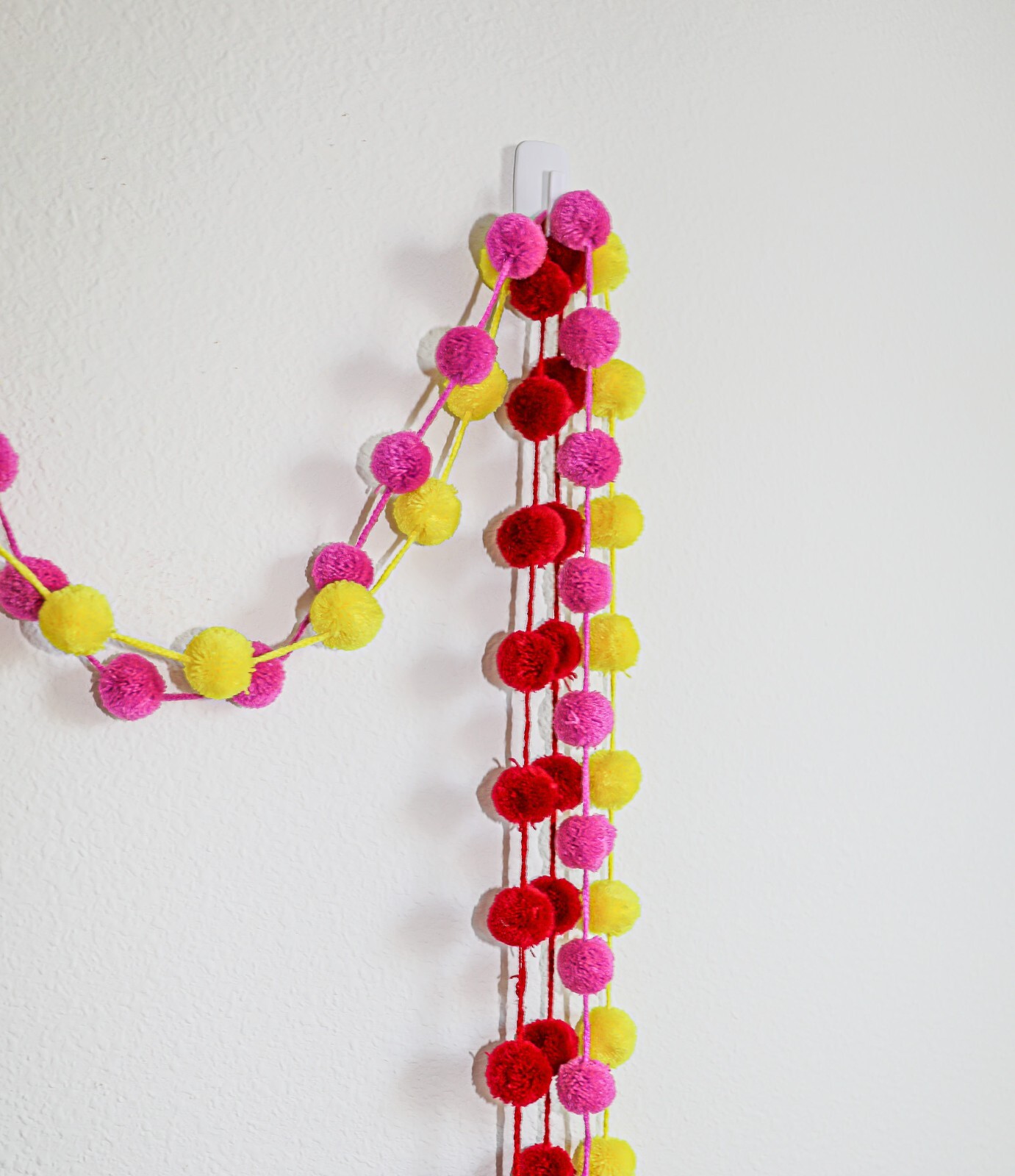Mexican Handmade Colorful PomPoms Decorative Garland Home Party Festive Decor gallery