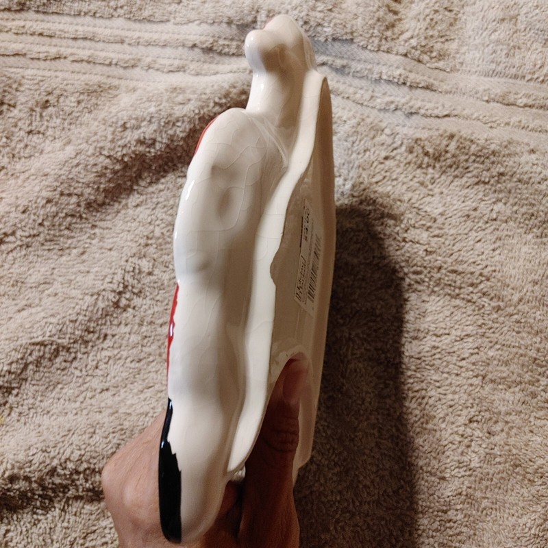 Santa Ceramic Serving Dish Candy Dish💥Chip on Back As Shown In Pic💥priced Acco gallery