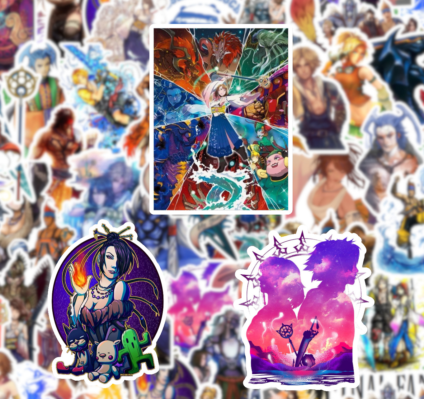 25/50 Final Fantasy X Sticker Pack - Waterproof Vinyl - FFX Tidus Tuna gallery