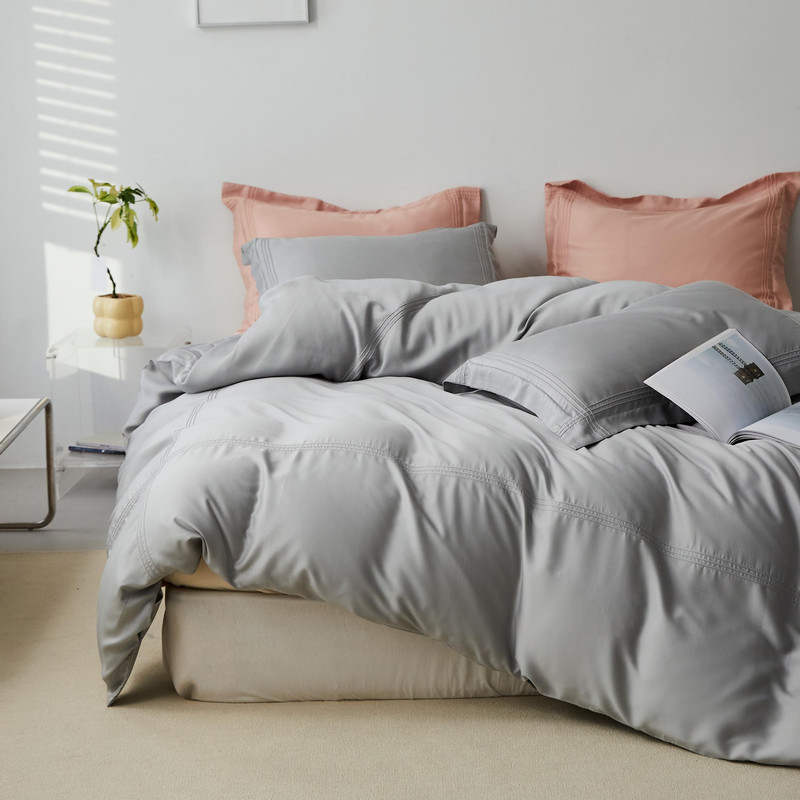 Simple&Opulence Simpleopulence 100 Lyocell Tencel Duvet Cover Set 3 Pieces gallery