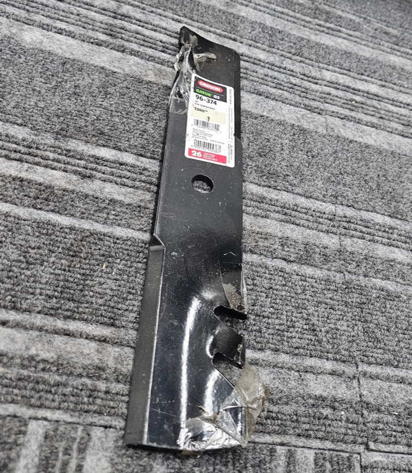 (QTY 2) Oregon 96-374 14" Blade For Toro Wheelhorse Gator Mulcher 3-in-1 Mower gallery