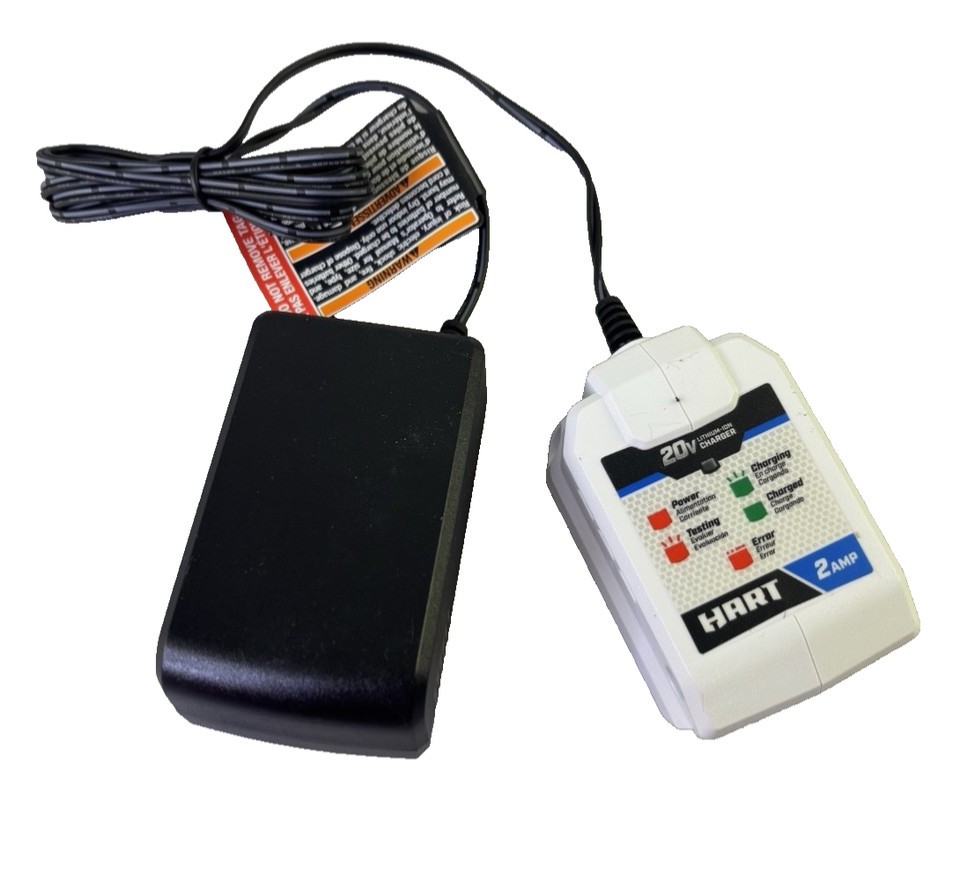 NEW ~ HART 20V 1.5ah Battery & 2 Amp Fast Charger gallery