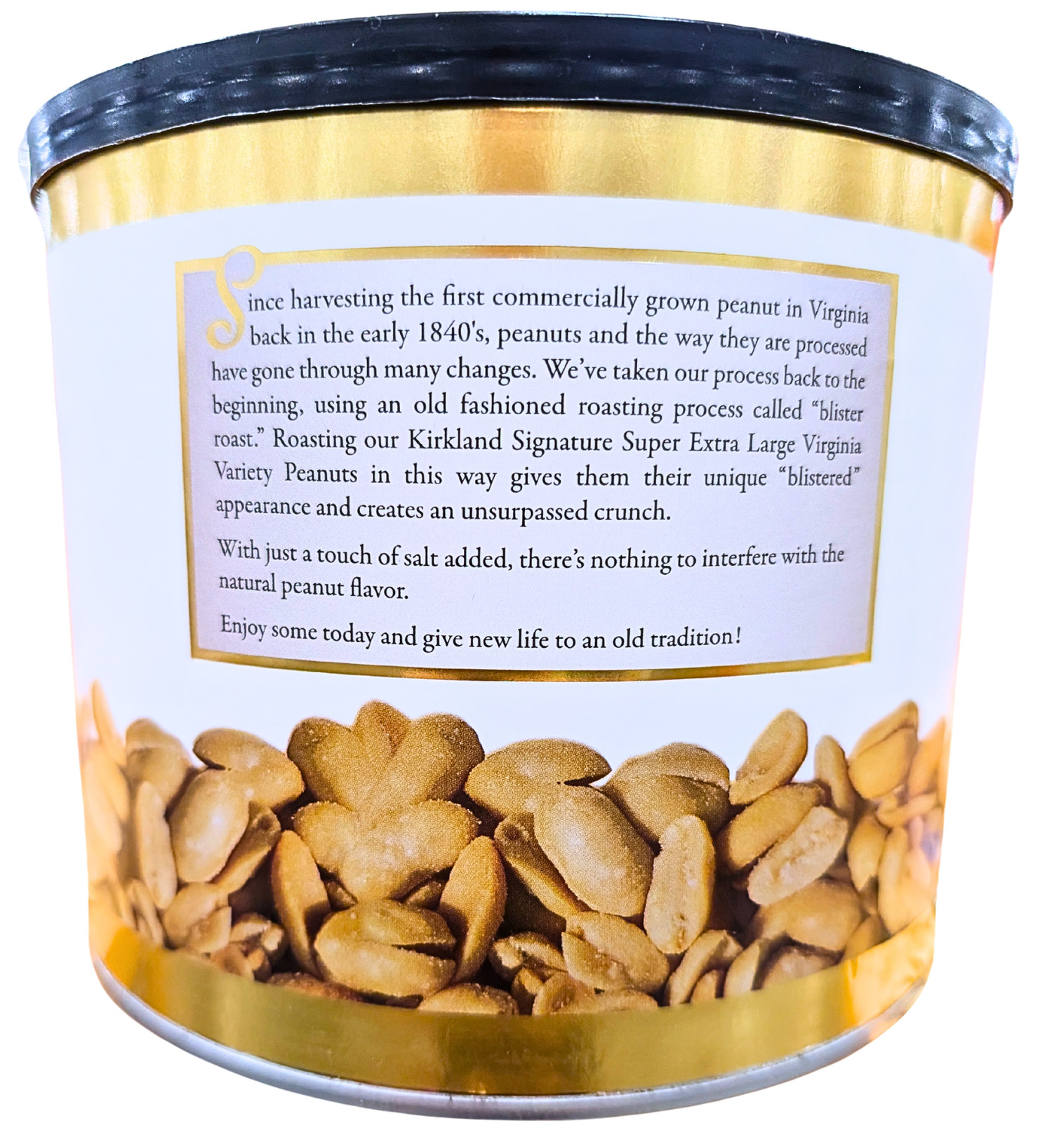 Kirkland Signature Extra Large Peanuts Virginia Roasted 40 Ounce Jar EXP 12/2026 gallery