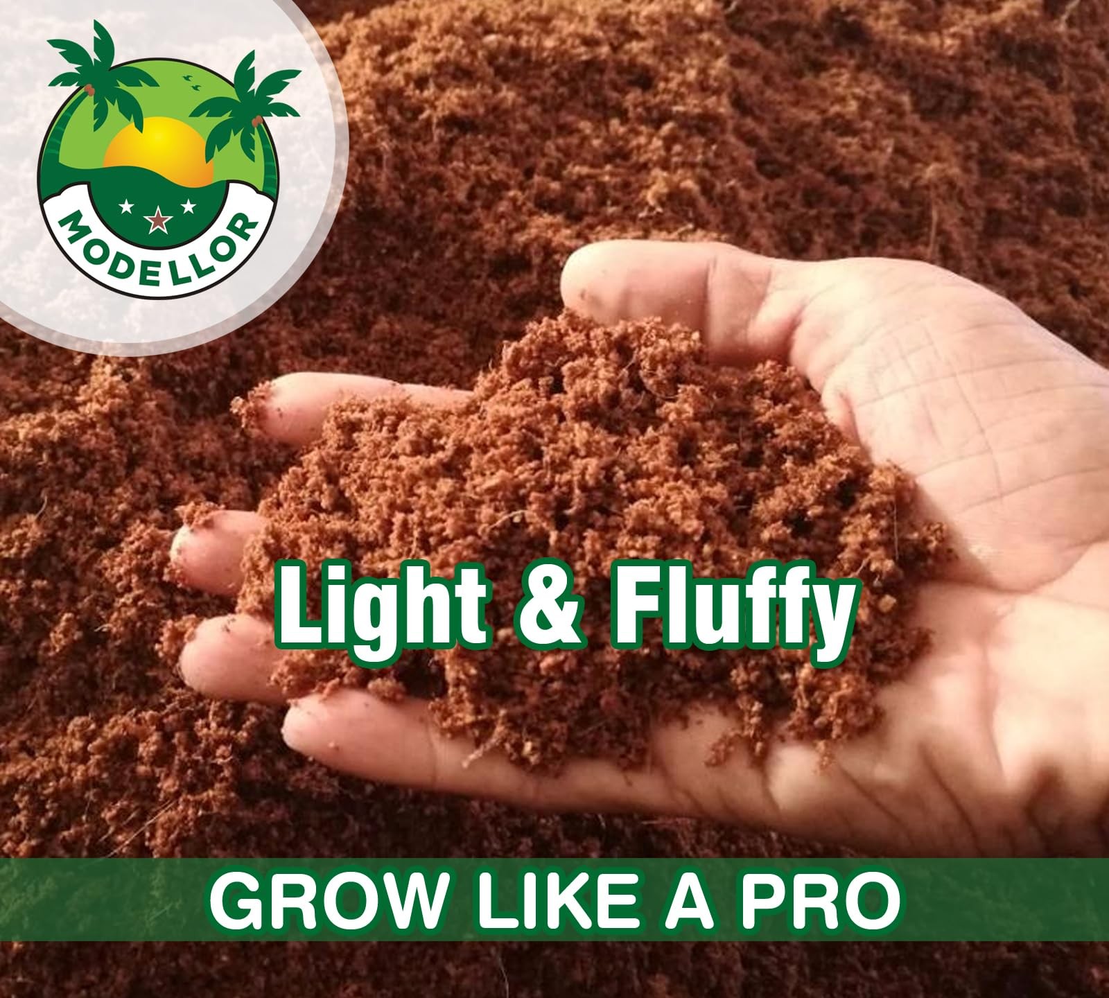 (10 lb) Premium Super Washed Coco Coir Brick, High Yield 18 to 20 gallons [72... gallery