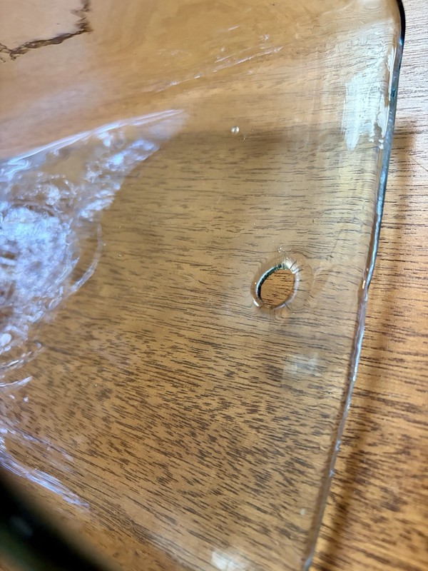 ARHAUS Clear Glass Triangular Hanging Wall Vase gallery