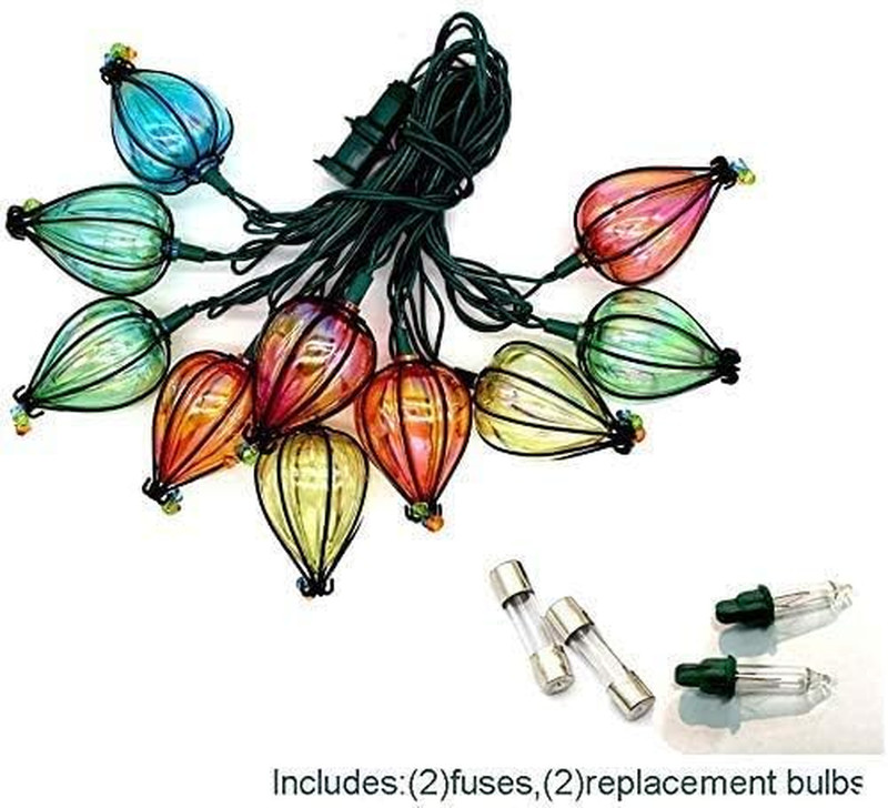 11FT Multicolor String Lights 10 Bulbs Waterproof Connectable Indoor Outdoor gallery