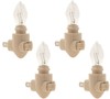 Ivory Plug In Night Light Module With 4 Watt Light Bulb, Pack of 4 Complete Sets gallery