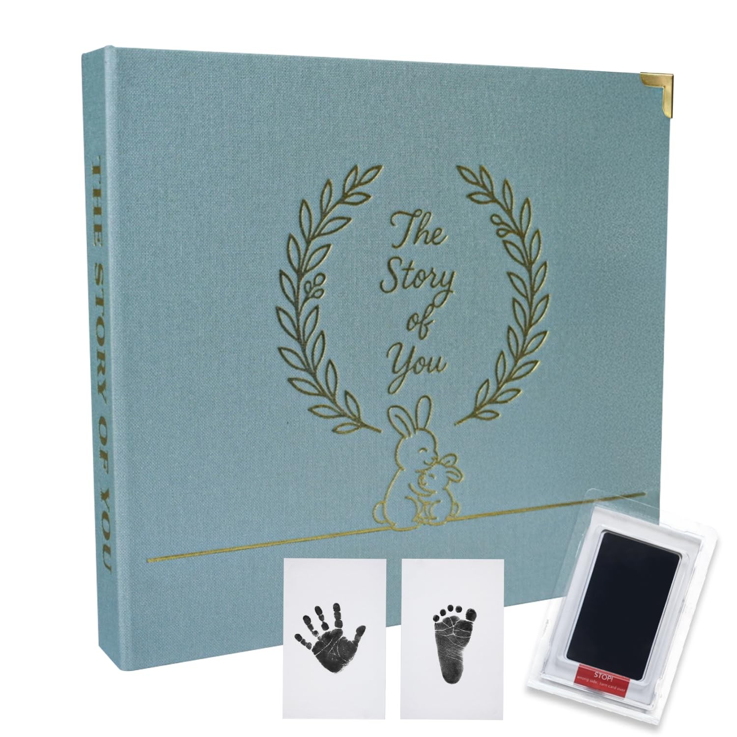 Baby Memory Book Keepsake Journal – First 5 Years Gender Neutral Newborn Ph... gallery