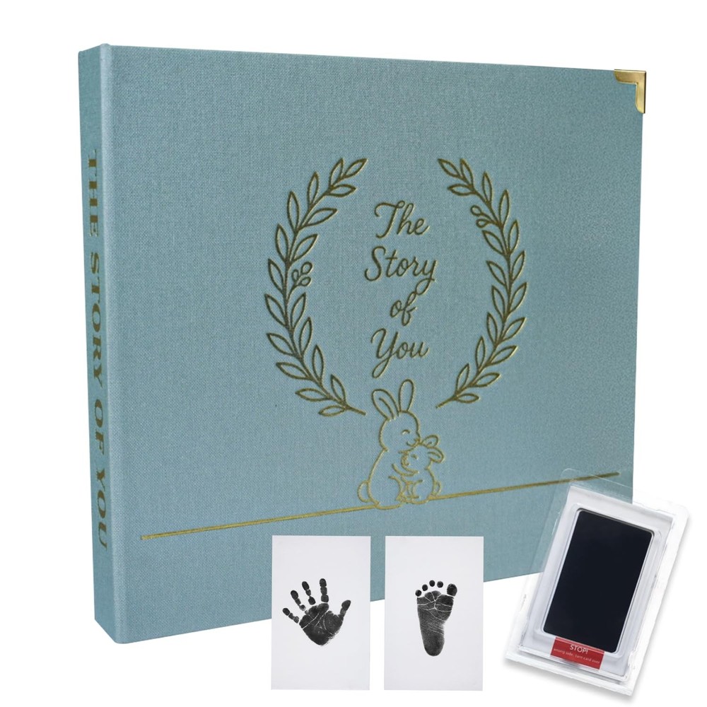 Baby Memory Book Keepsake Journal – First 5 Years Gender Neutral Newborn Ph...