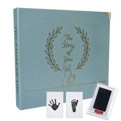 Baby Memory Book Keepsake Journal – First 5 Years Gender Neutral Newborn Ph…