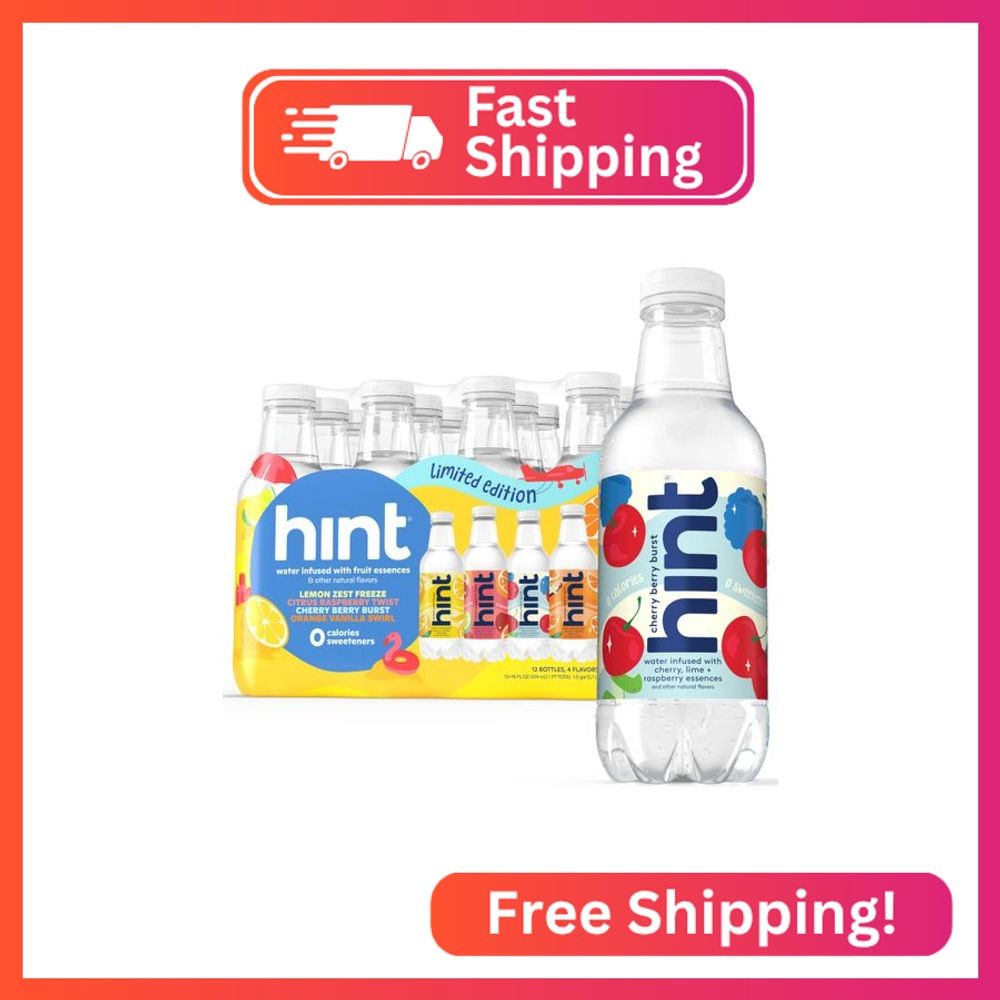 Hint Fruit-Infused Bottled Water, Summer Classics Variety Pack - Sugar Free Flav gallery