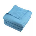 Gold Coast Cotton Hand Loomed Throw Blanket in Blue, 70 x 90 in Twin/Full Size gallery