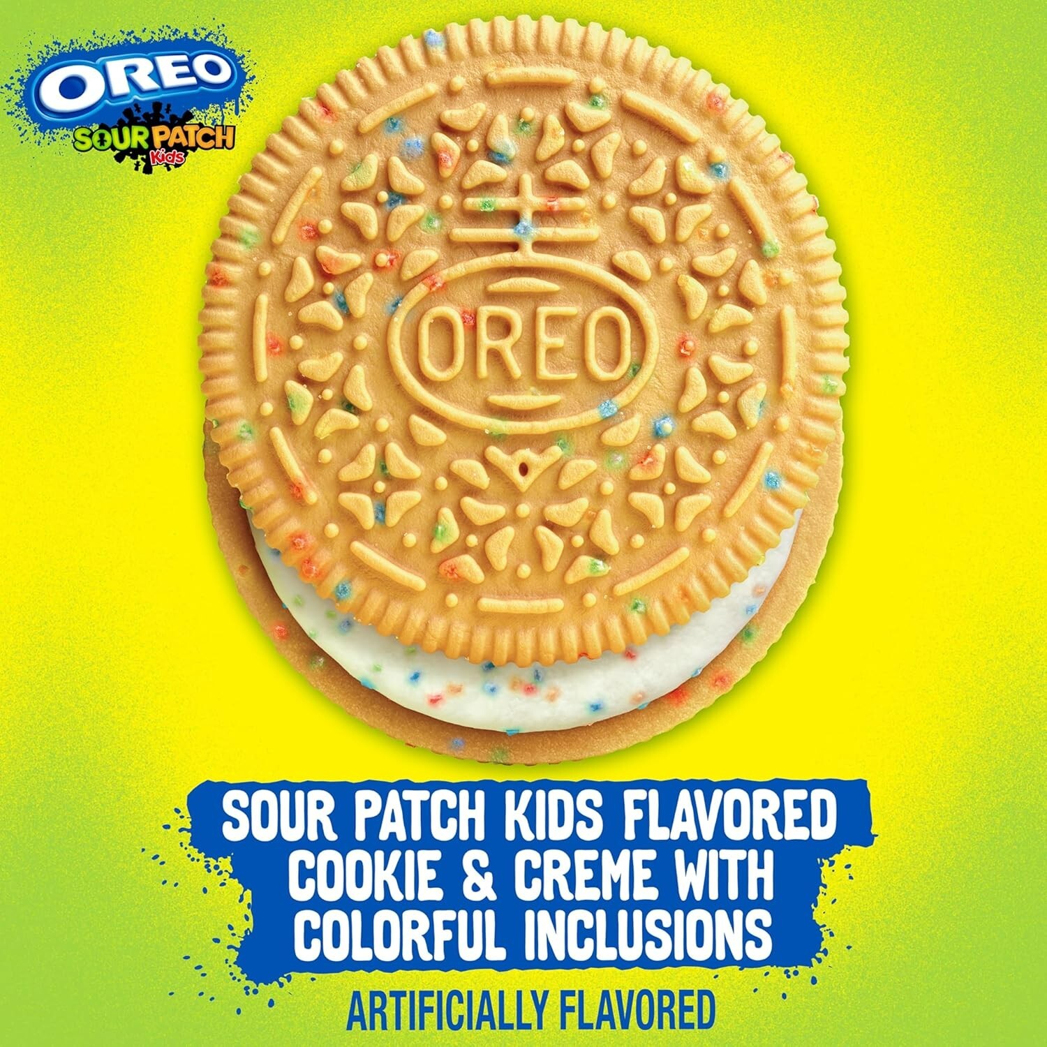 OREO SOUR PATCH KIDS Sandwich Cookies, Limited Edition, 10.68 oz gallery