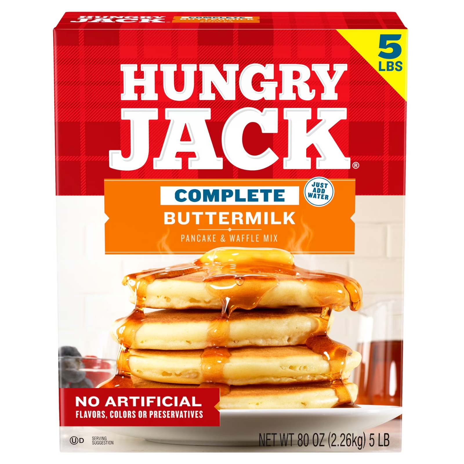 Hungry Jack complete Buttermilk Pancake Mix & waffle Mix 5 Lb Box........ gallery