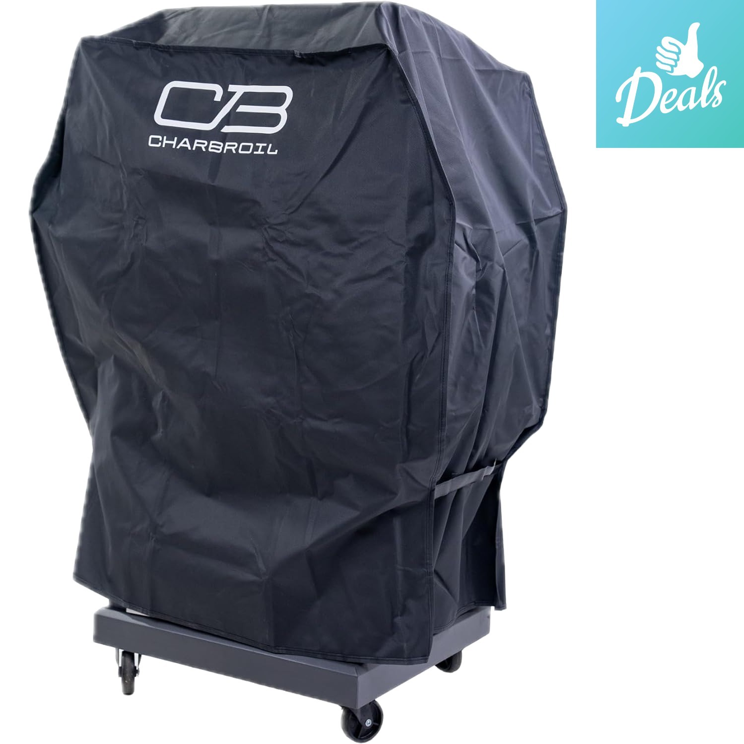 Black Vinyl Small Grill Cover - Water-Resistant with UV Protection 32"x32"x40" gallery