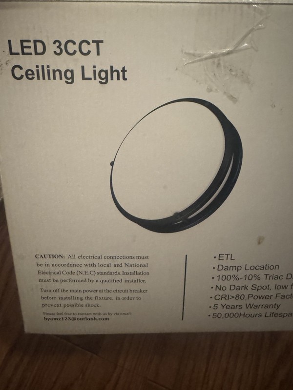 LED Flush Mount Ceiling Light Fixture 13in 40W 2pack 400lumens 3CCT /aw gallery