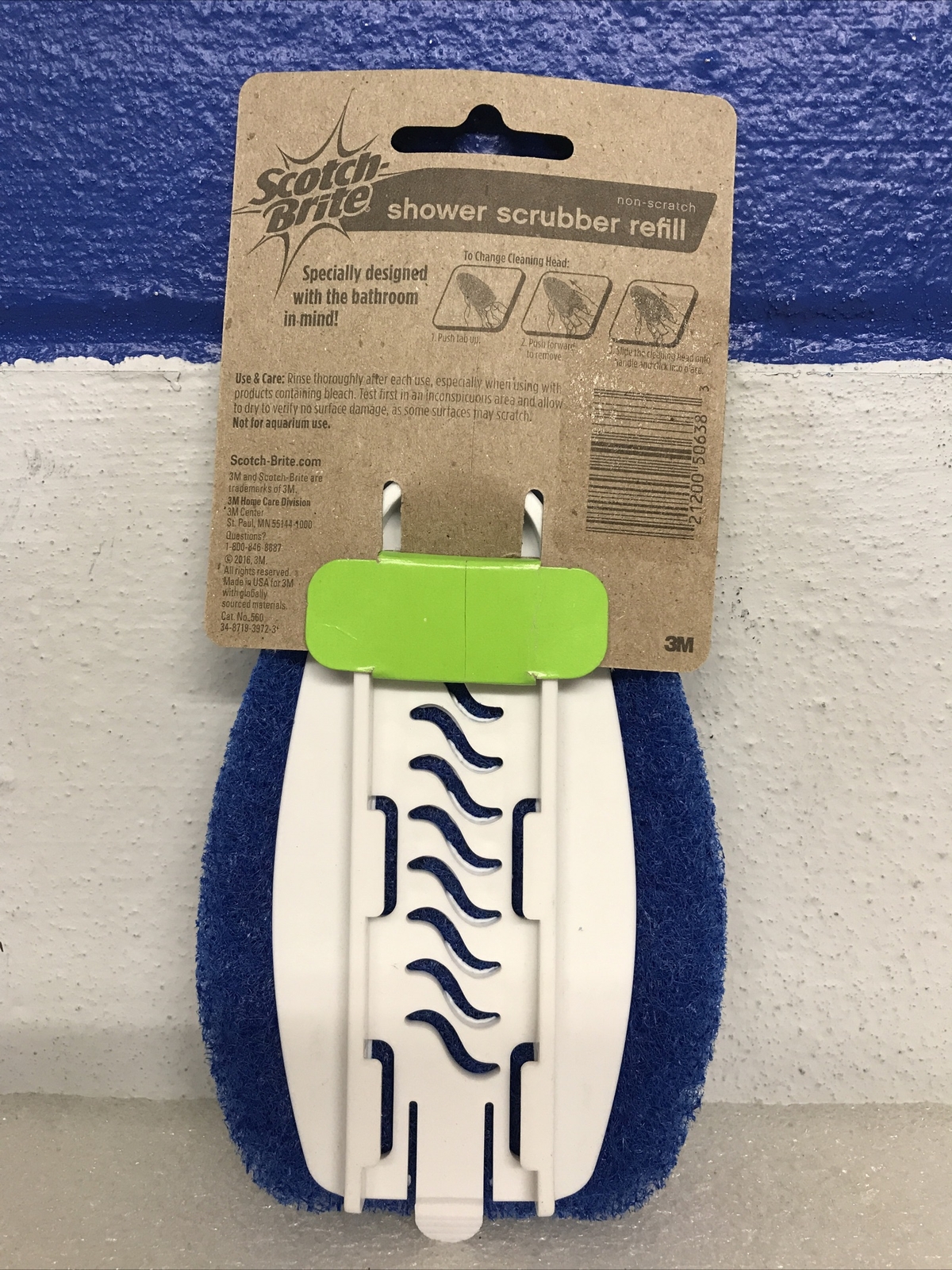 Scotch Brite Non-Scratch Shower Scrubber Refill Blue Discontinued New gallery