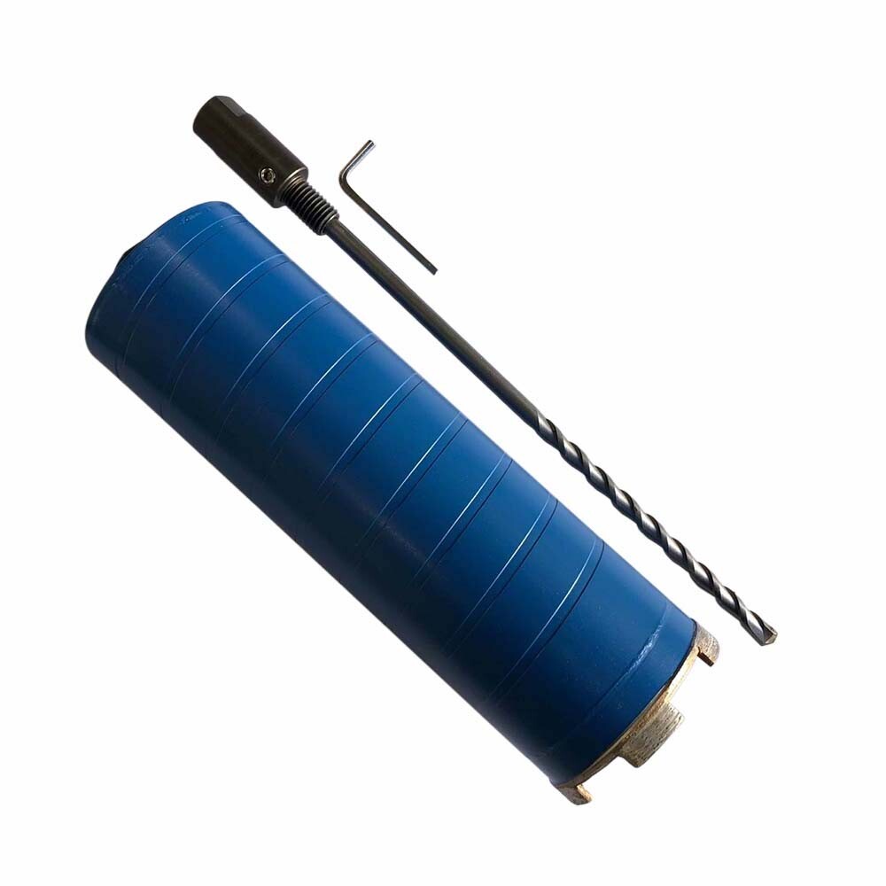 Dry Diamond Core Drill Bit, 9.5" Drilling Depth, 5/8"-11 Pilot Bit Adapter gallery