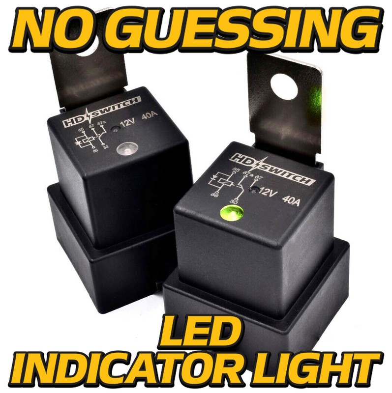 (2 Pack) Relay fits Scag 483013 w/ DIODE - Weather Proof & LED Indicator Upgrade gallery