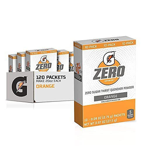 GATORADE G ZERO POWDER, Orange SUGAR FREE Packets 10 Single Packets QUICK STICKS gallery