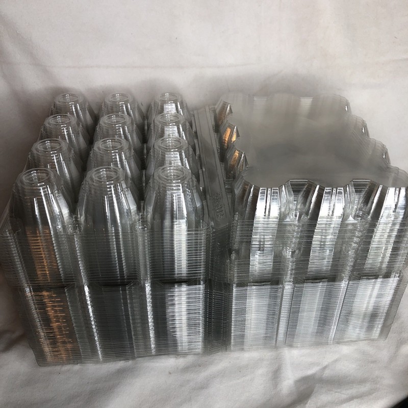 55 plastic Eggs Cartons for 1 Dozen Chicken Eggs, Clear Reusable Containers gallery