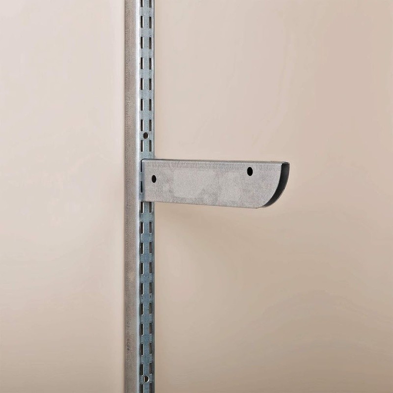 Adjustable Shelf Brackets 10 to 14 Inch Deep Supports 150 lbs Fast Mount New gallery