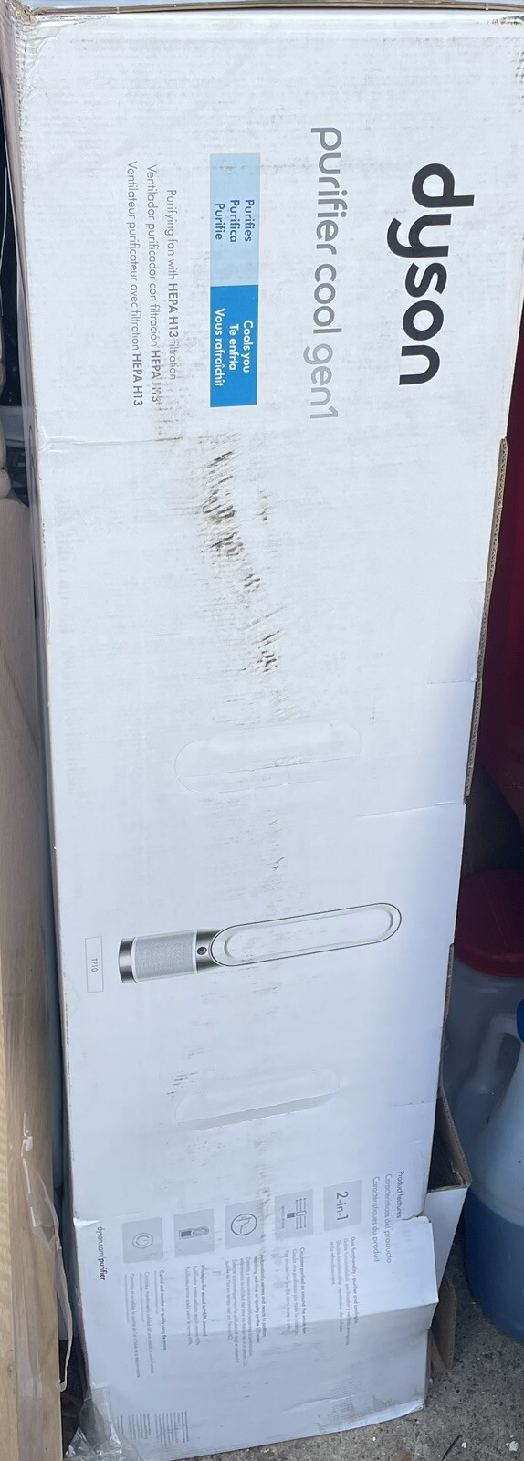 Dyson Gen1 TP10 Tower -(White) COOLS & PURIFIES HEPA H13 gallery