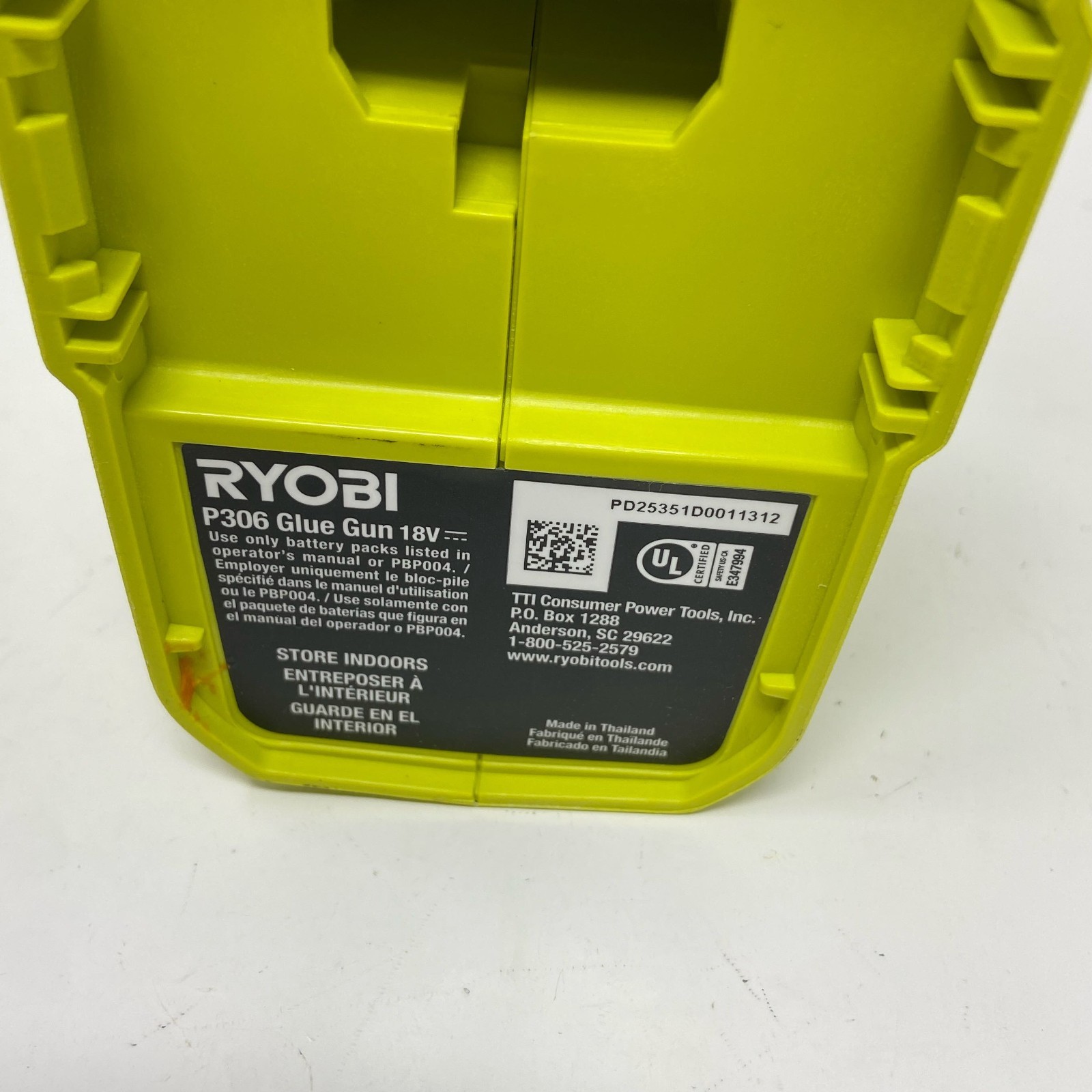 Ryobi ONE+ 18V Compact Mini Glue Gun P306 (Bare Tool) Green gallery