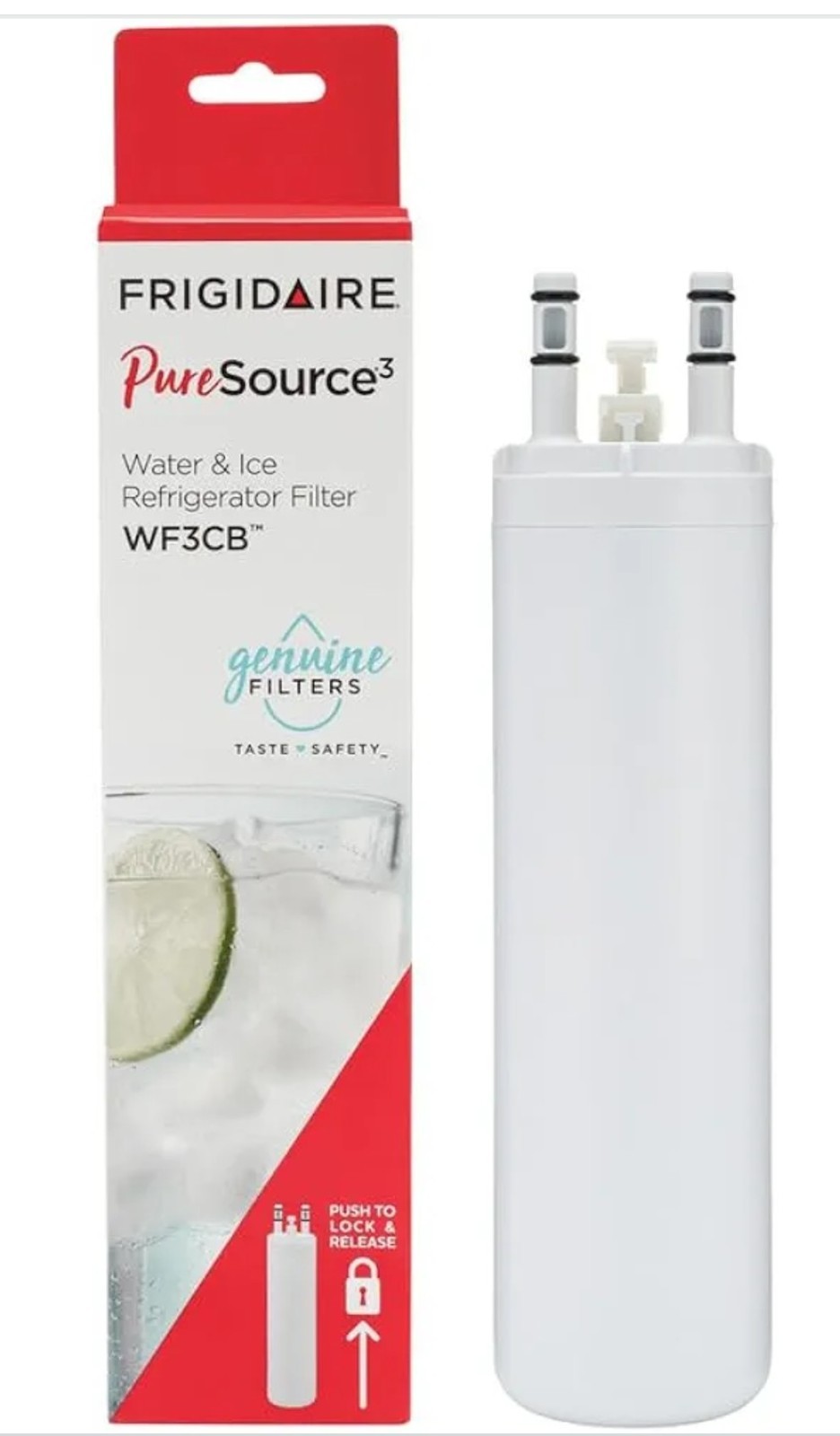 Frigidaire WF3CB PURESOURCE3 Refrigerator Water Filter White, Count Pack of 1 gallery