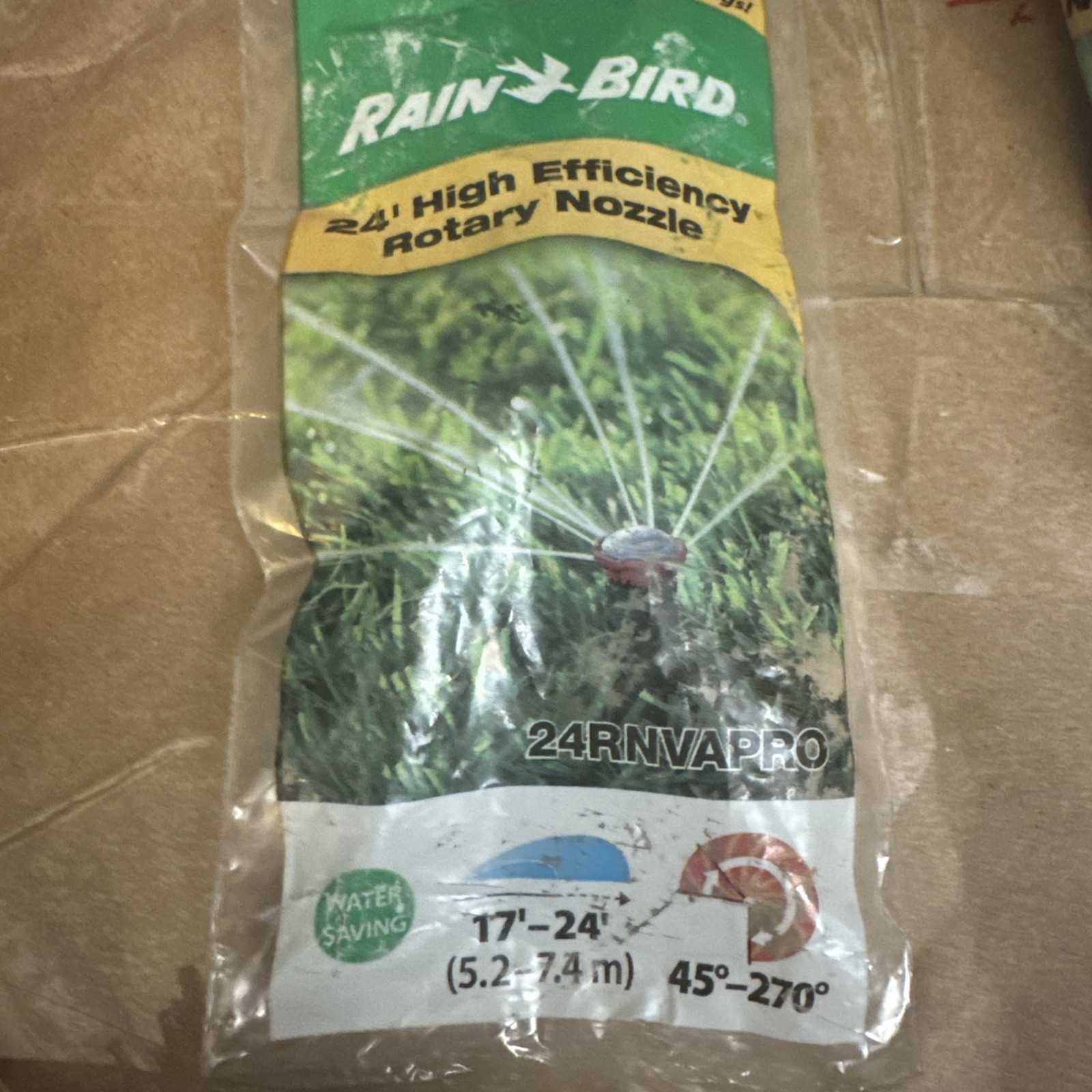 Rain Bird High-Efficiency Pro Rotary Spray Nozzle 45°-270° Pattern 17 to 24Ft gallery